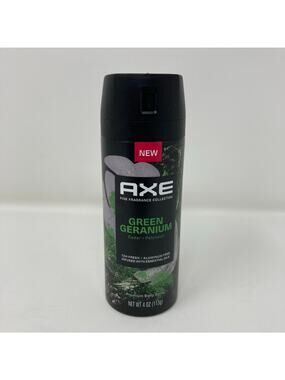 AXE Aluminum Free 72-Hour Premium Body Spray, Green Geranium, 4 Oz. Spray Can